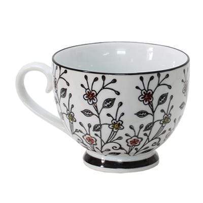 Floral Pattern Large Mugs