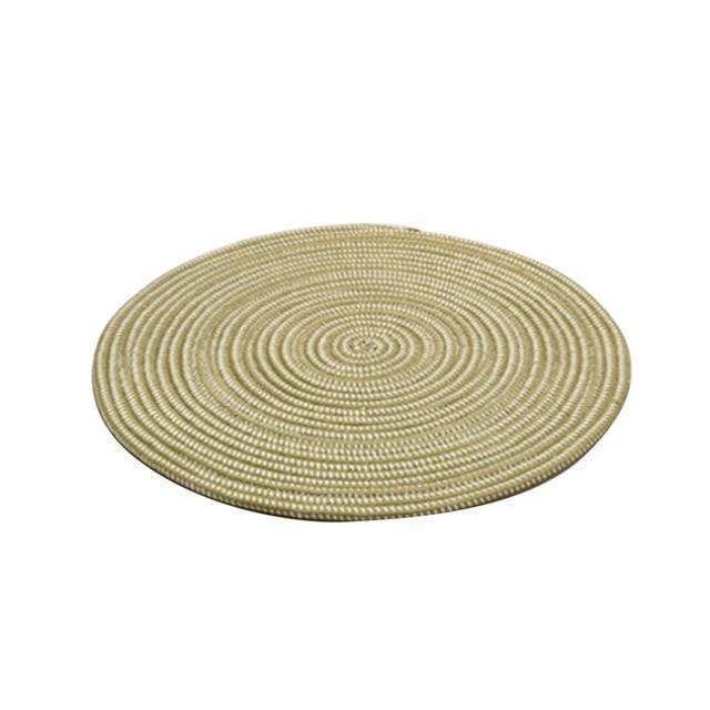 Woven Round Tatami Carpet