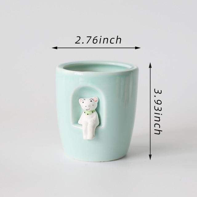 Balcony Ceramic Plant Pots