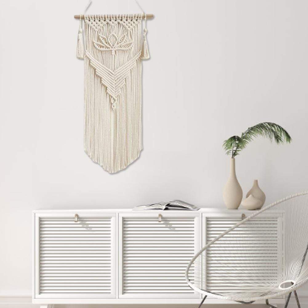 Lotus Blossom Macramé Wall Hanging