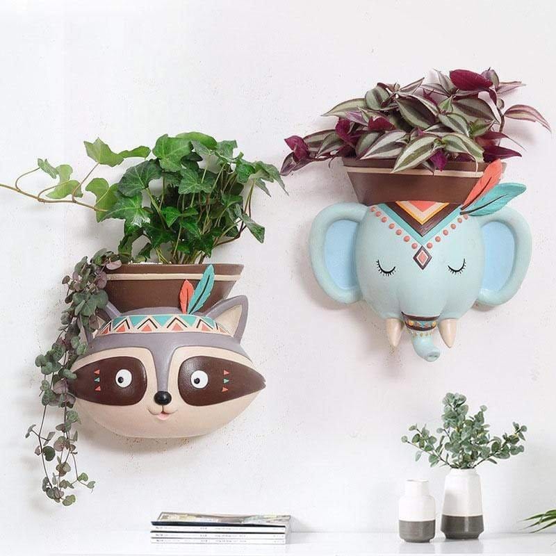 Animal Shaped Wall Mounted Planters