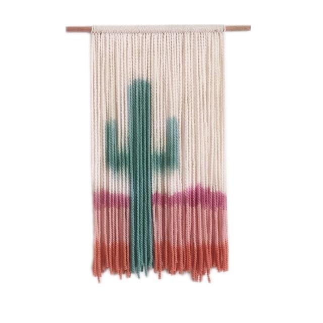 Cactus Wall Hanging Macrame