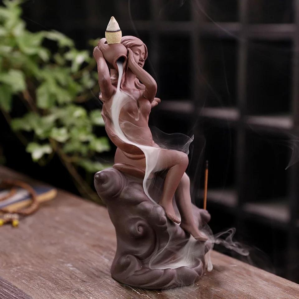 Beautiful Girl Backflow Incense Burner