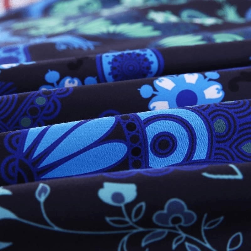 Blue Mandala Bedding Set 4pcs