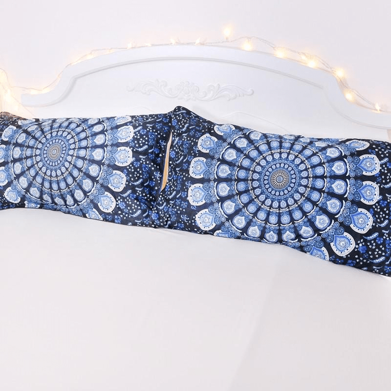 Blue Wildflower Bedding Set 3pcs