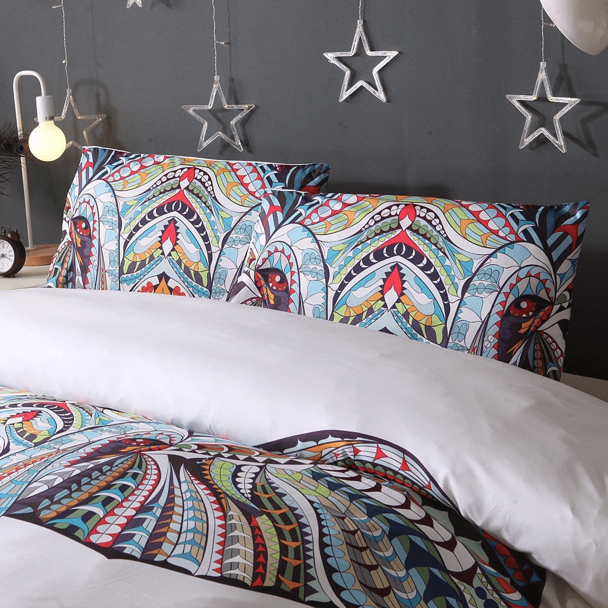 Tribal Elephant Bedding Set 3pcs
