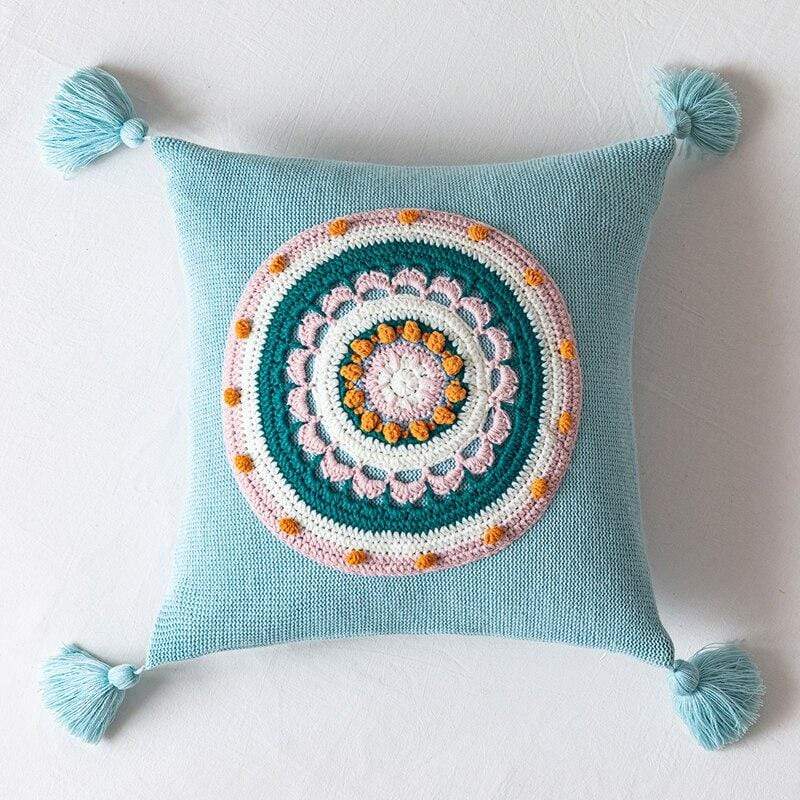 Crochet Sunflower Cushion Covers