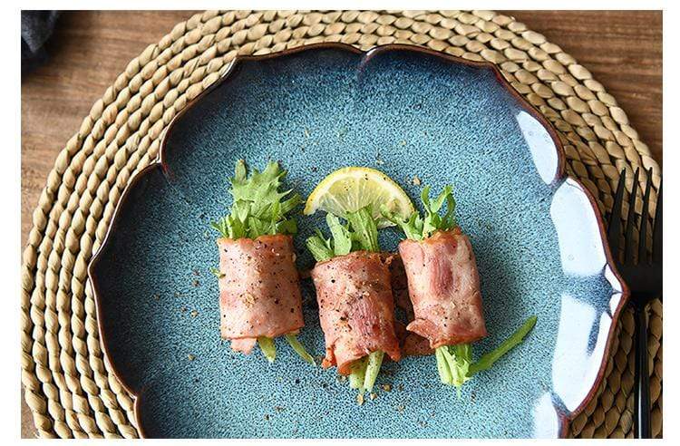 Blue Lotus Dessert Plate