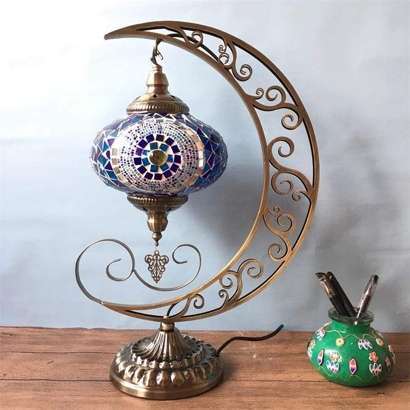 Boho Romantic Moon Table Lamp