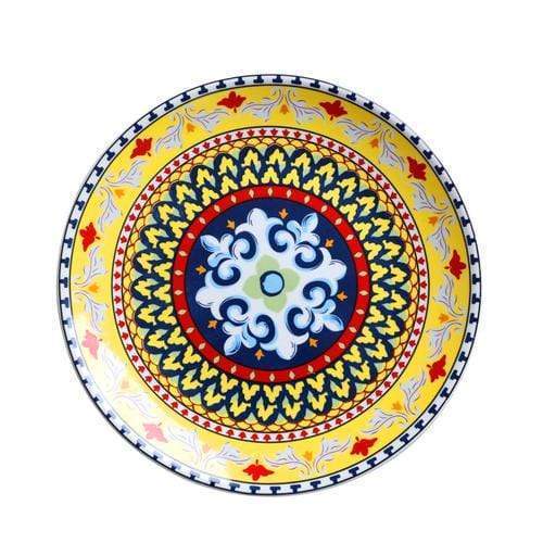 Mandala Ceramic Plates