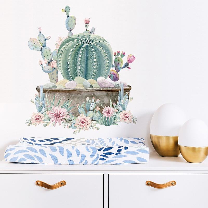 Cactus in a Pot Wall Poster