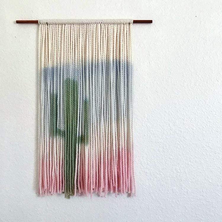 Cactus Wall Hanging Macrame