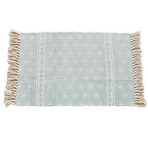 Rustic Carpet with Tassels