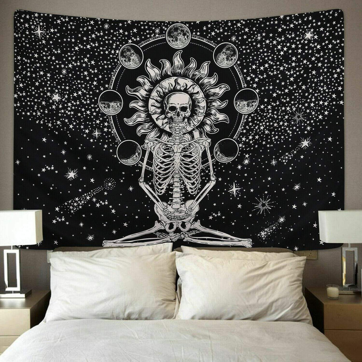 Celestial Skeleton Wall Tapestry