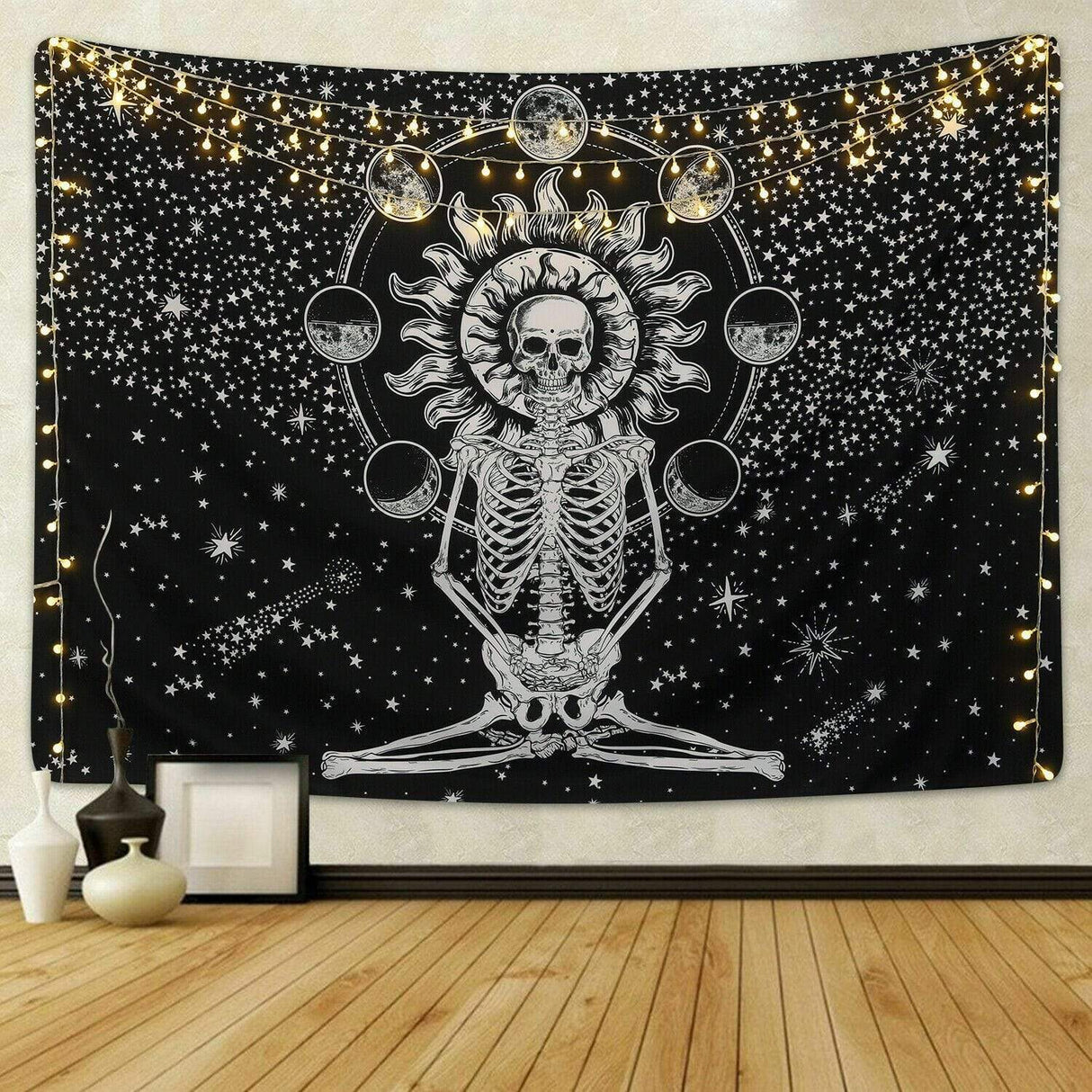 Celestial Skeleton Wall Tapestry