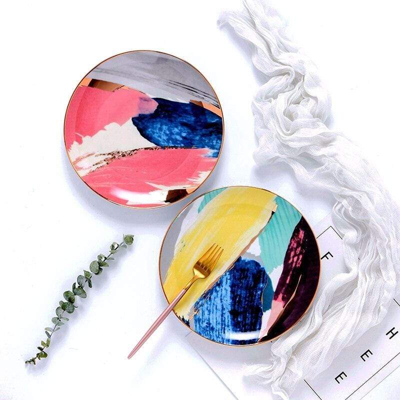 Colored Clouds Plates