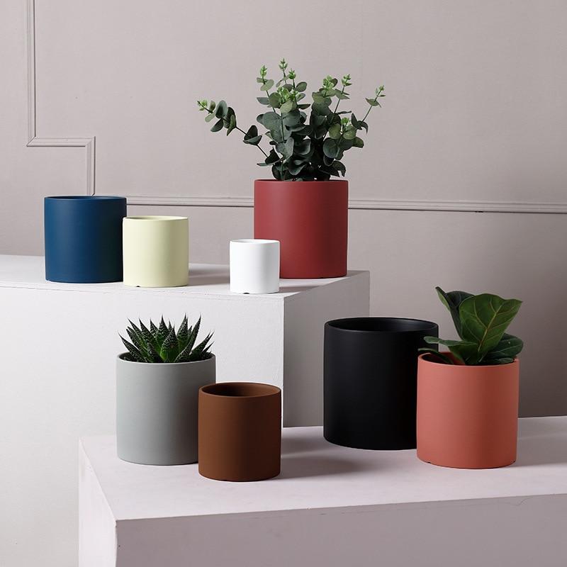 Colorful Ceramic Flower Pots