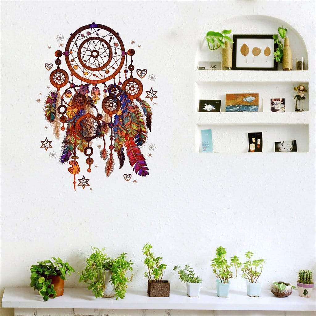 Colorful Dreamcatcher Wall Sticker