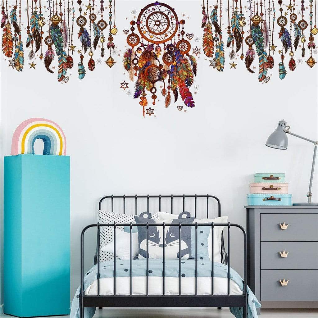 Colorful Dreamcatcher Wall Sticker