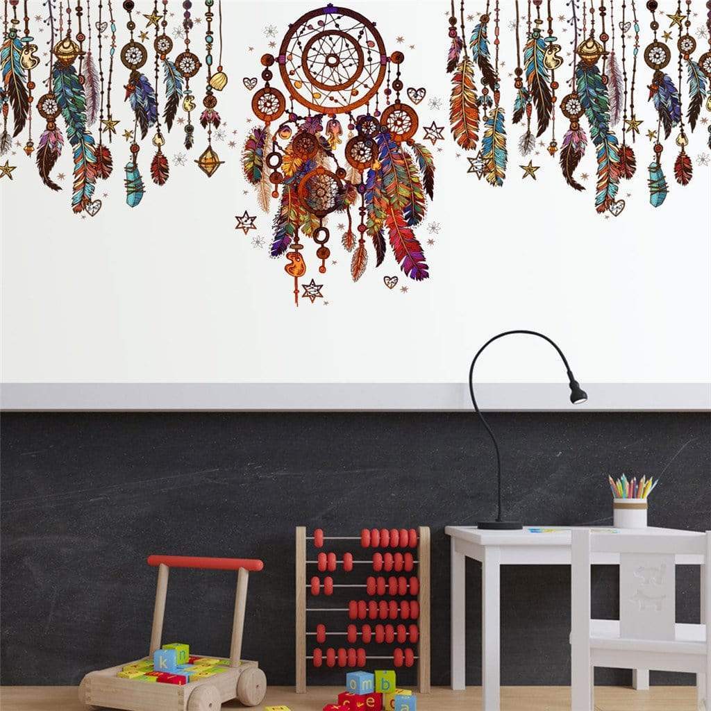 Colorful Dreamcatcher Wall Sticker