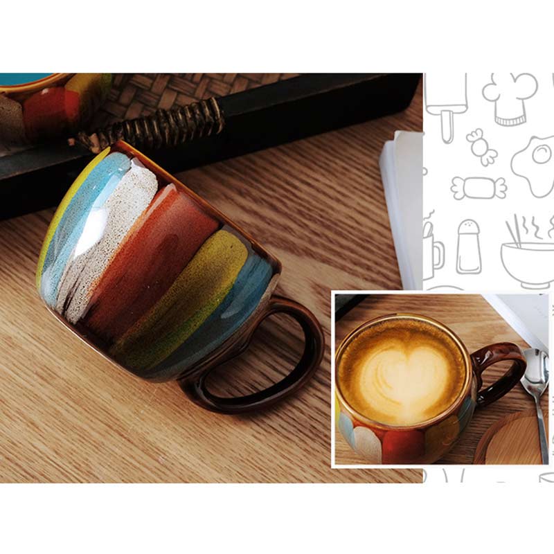 Colorful Hand Painted Mug