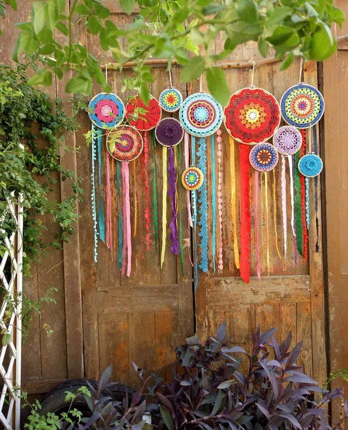 Colorful Lace Dreamcatchers