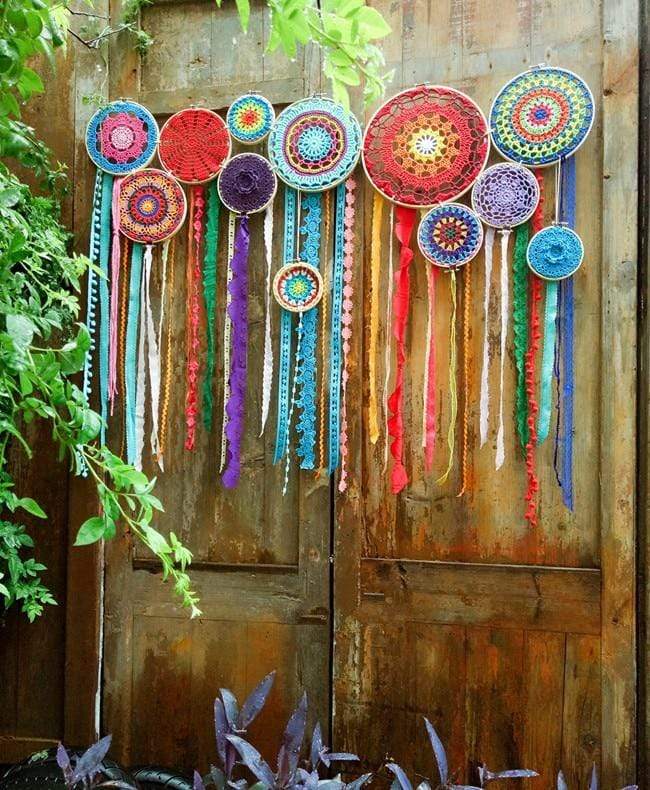Colorful Lace Dreamcatchers