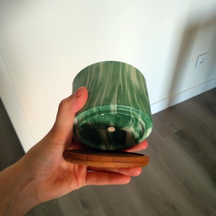 Colorful Tie Dye Flower Pot