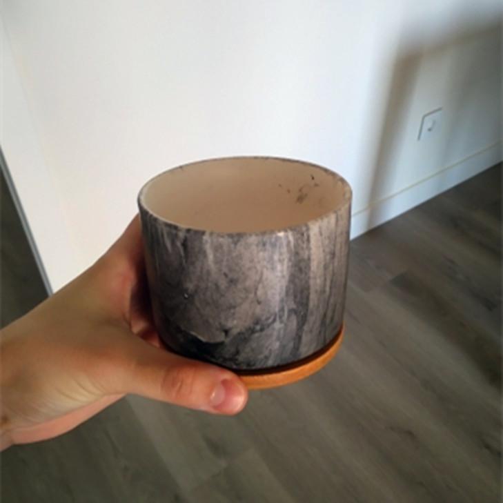 Colorful Tie Dye Flower Pot