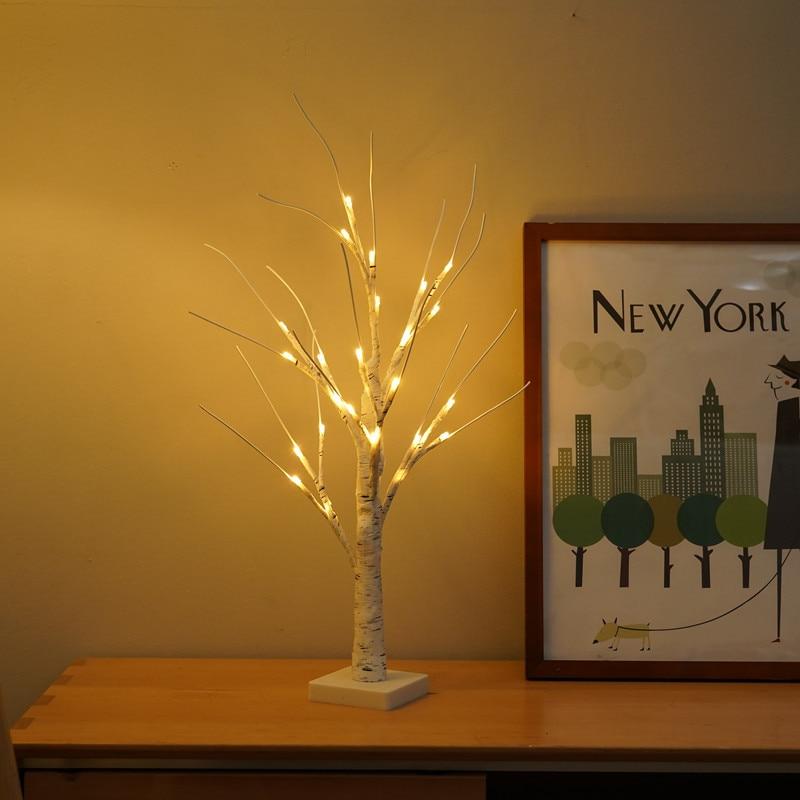 Cute Birch Tree Table Lamp