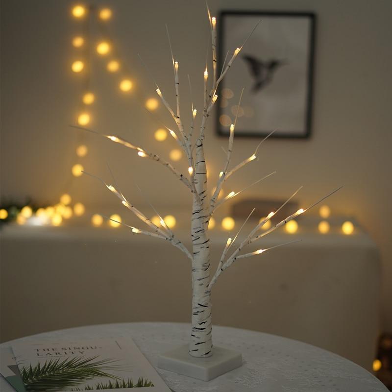 Cute Birch Tree Table Lamp