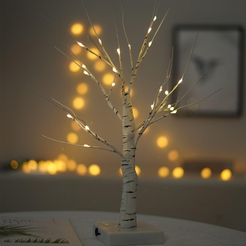 Cute Birch Tree Table Lamp