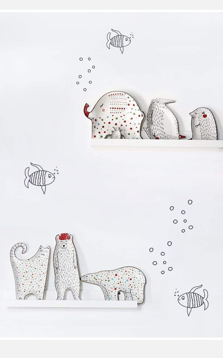 Cute Cartoon Animals Tableware