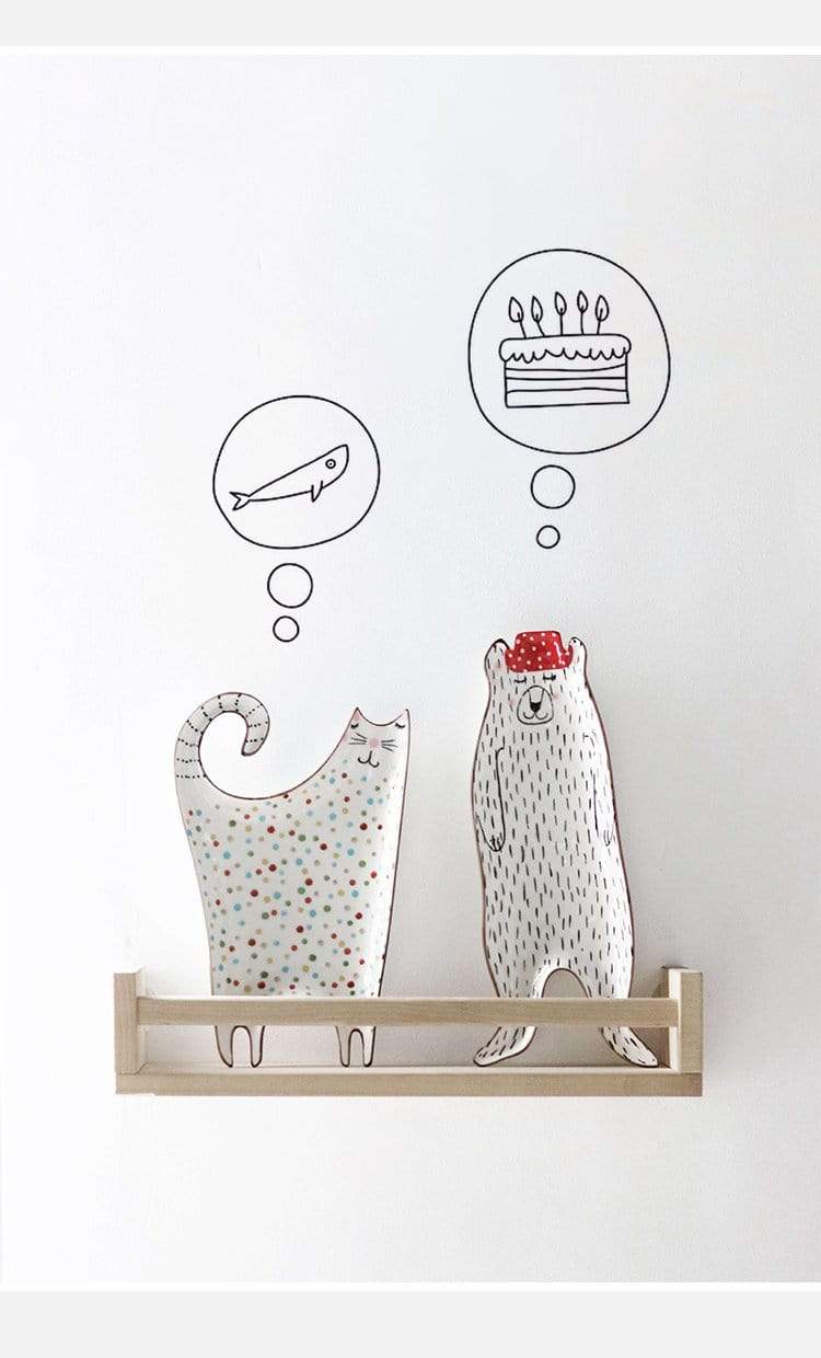 Cute Cartoon Animals Tableware