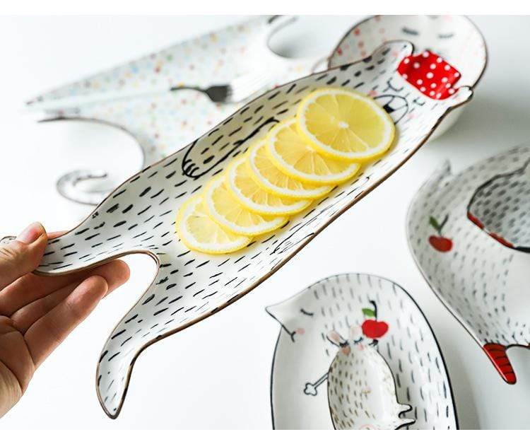 Cute Cartoon Animals Tableware