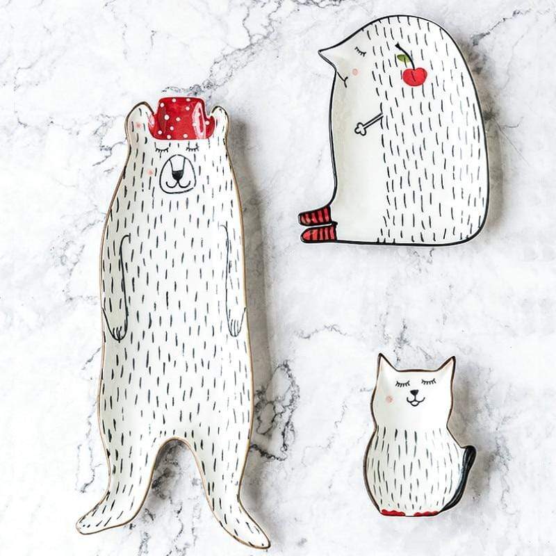 Cute Cartoon Animals Tableware