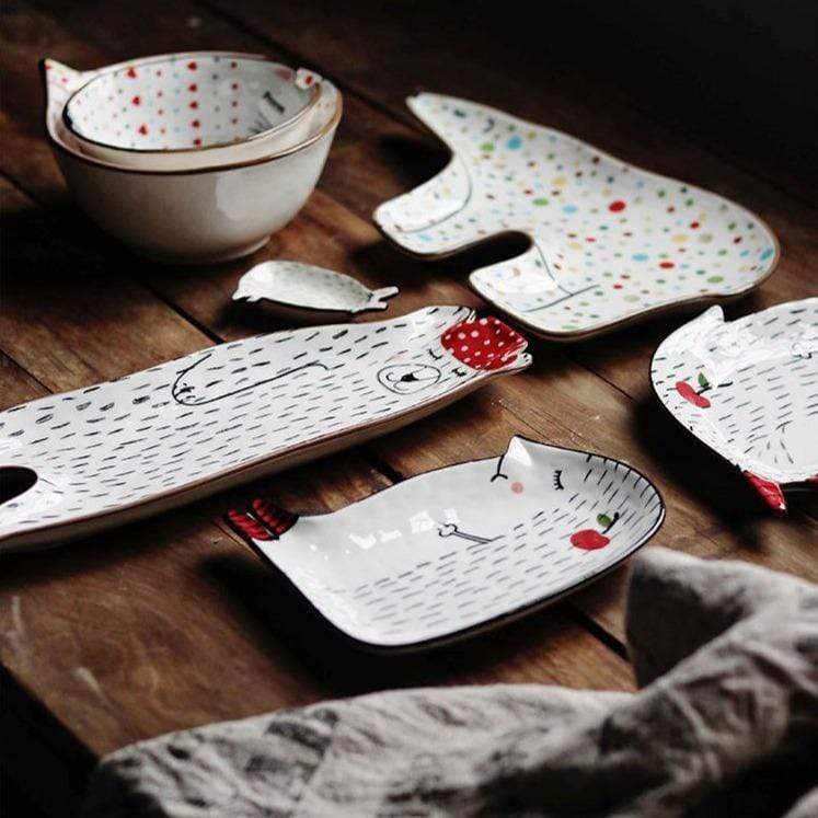 Cute Cartoon Animals Tableware