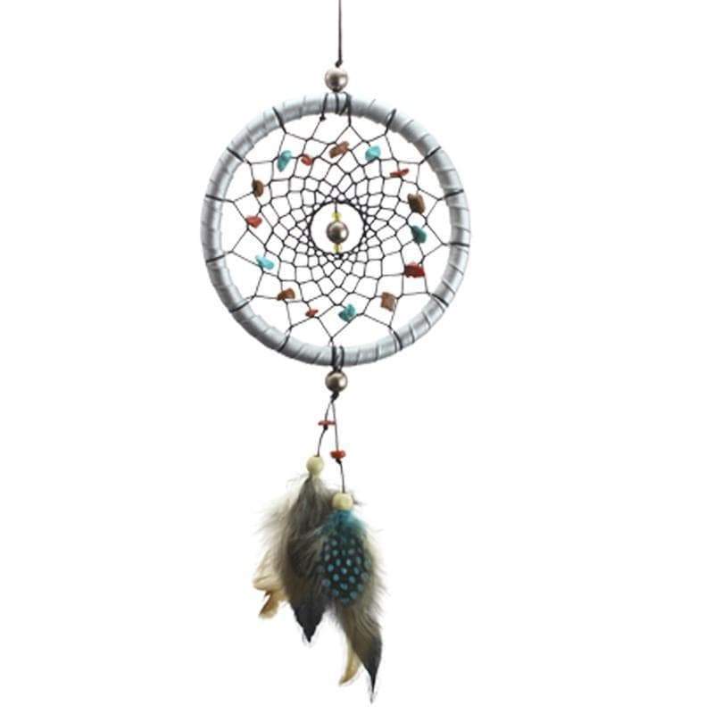 Iris Feather Pendant Dream Catcher