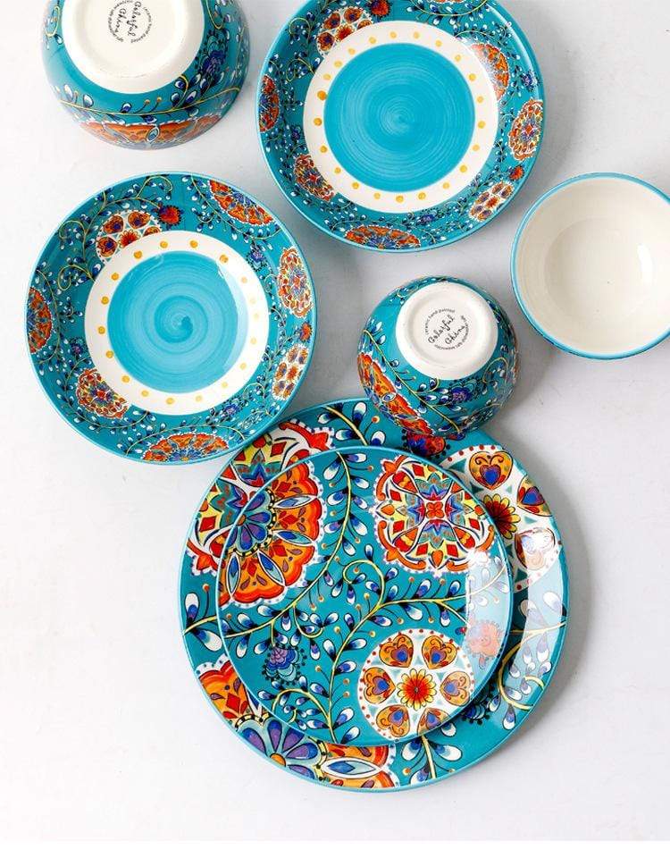 Floral Bohemian Tableware
