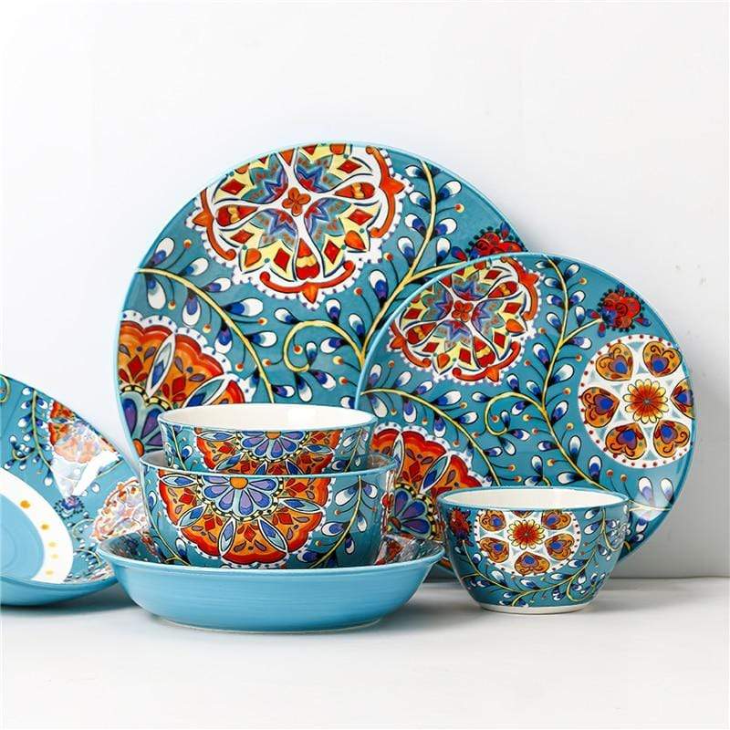 Floral Bohemian Tableware
