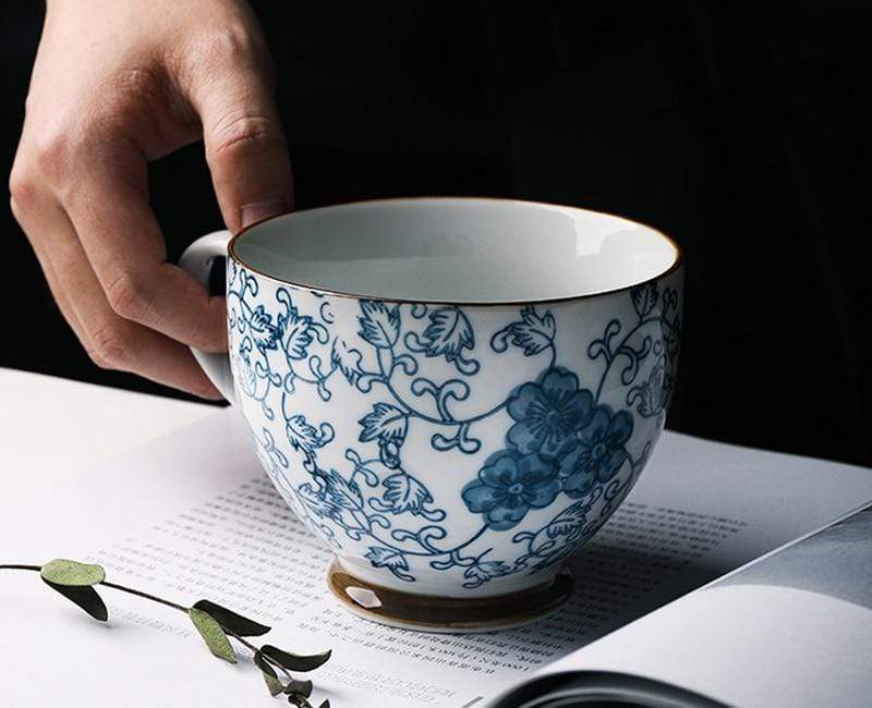 Floral Pattern Large Mugs