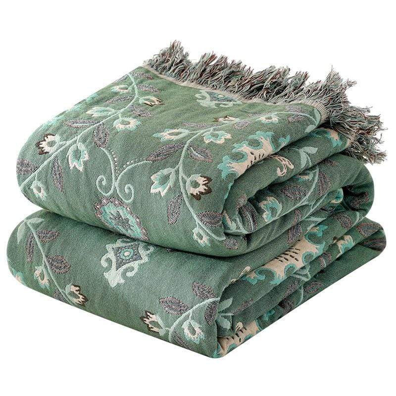 Flow Tree Cotton Throw