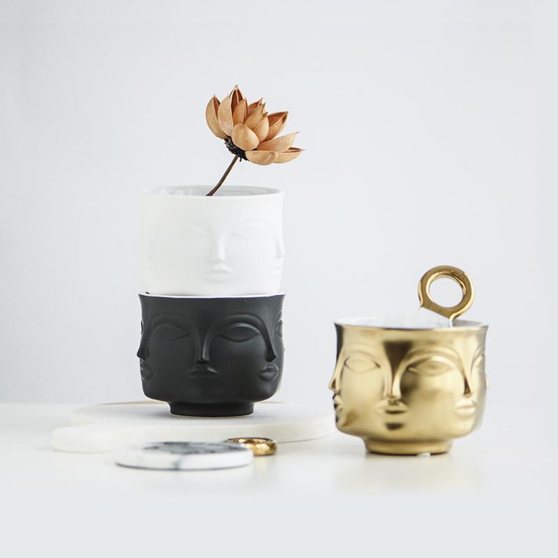 Buddha Head Plant Pot