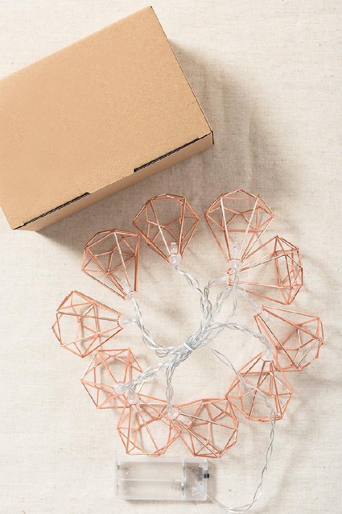 Geometric Hexagon Lights