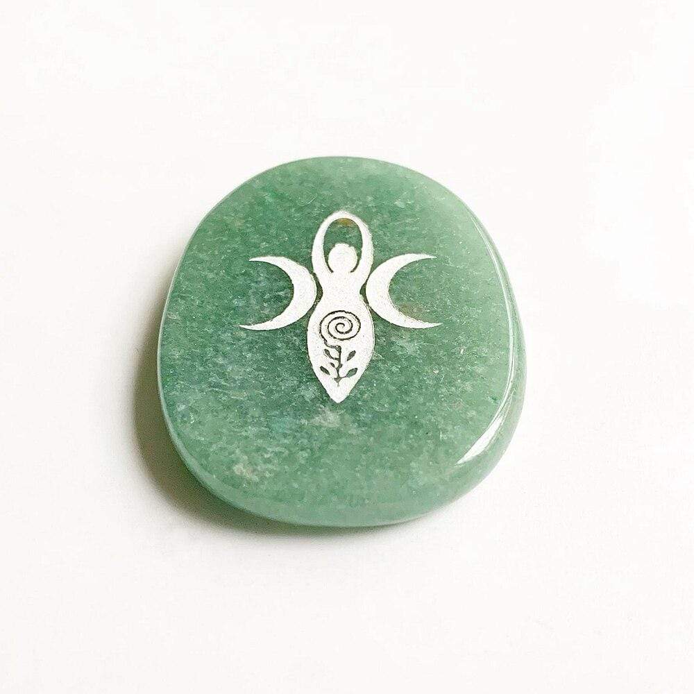 Green Aventurine Goddess Stone