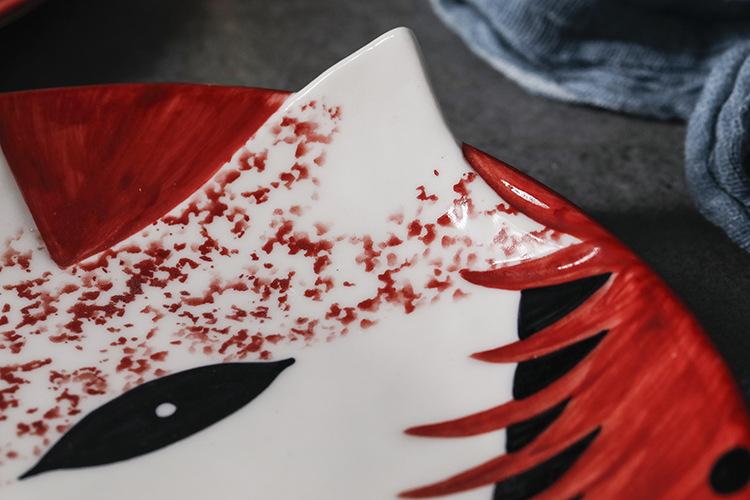 Hand Painted Animal Ceramic Plates