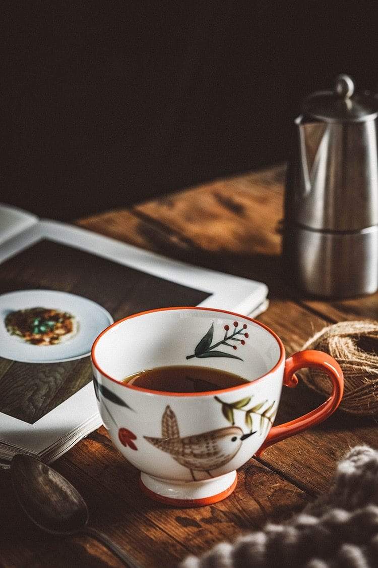 Hand-Painted Animals Mugs