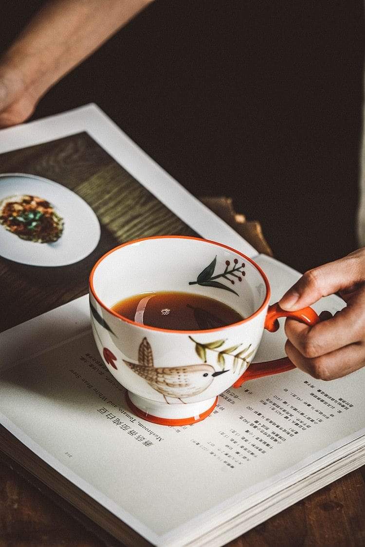 Hand-Painted Animals Mugs