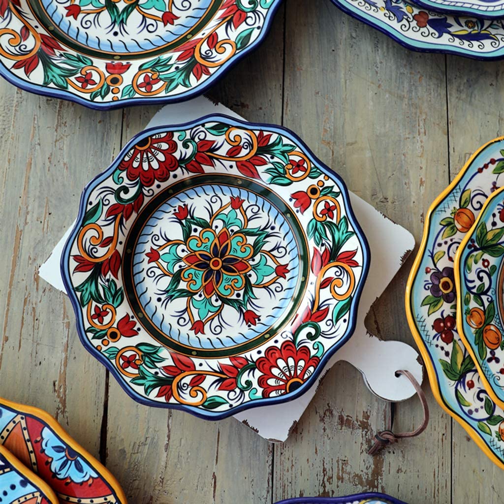 Hand-painted Ceramic Plate