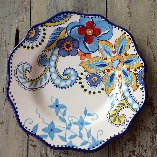 Hand-painted Ceramic Plate